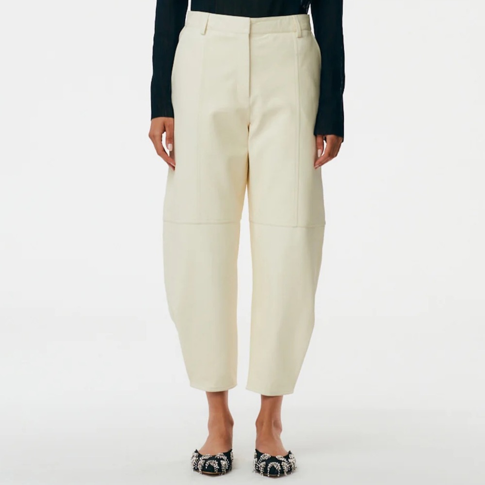 Tibi Leather Sculpted Pant